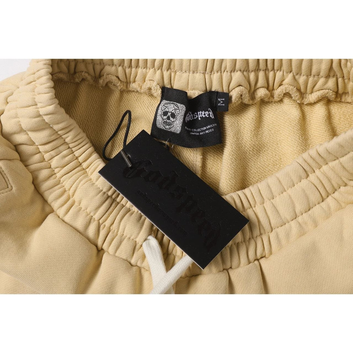 Godspeed Logo Sweat Shorts Beige