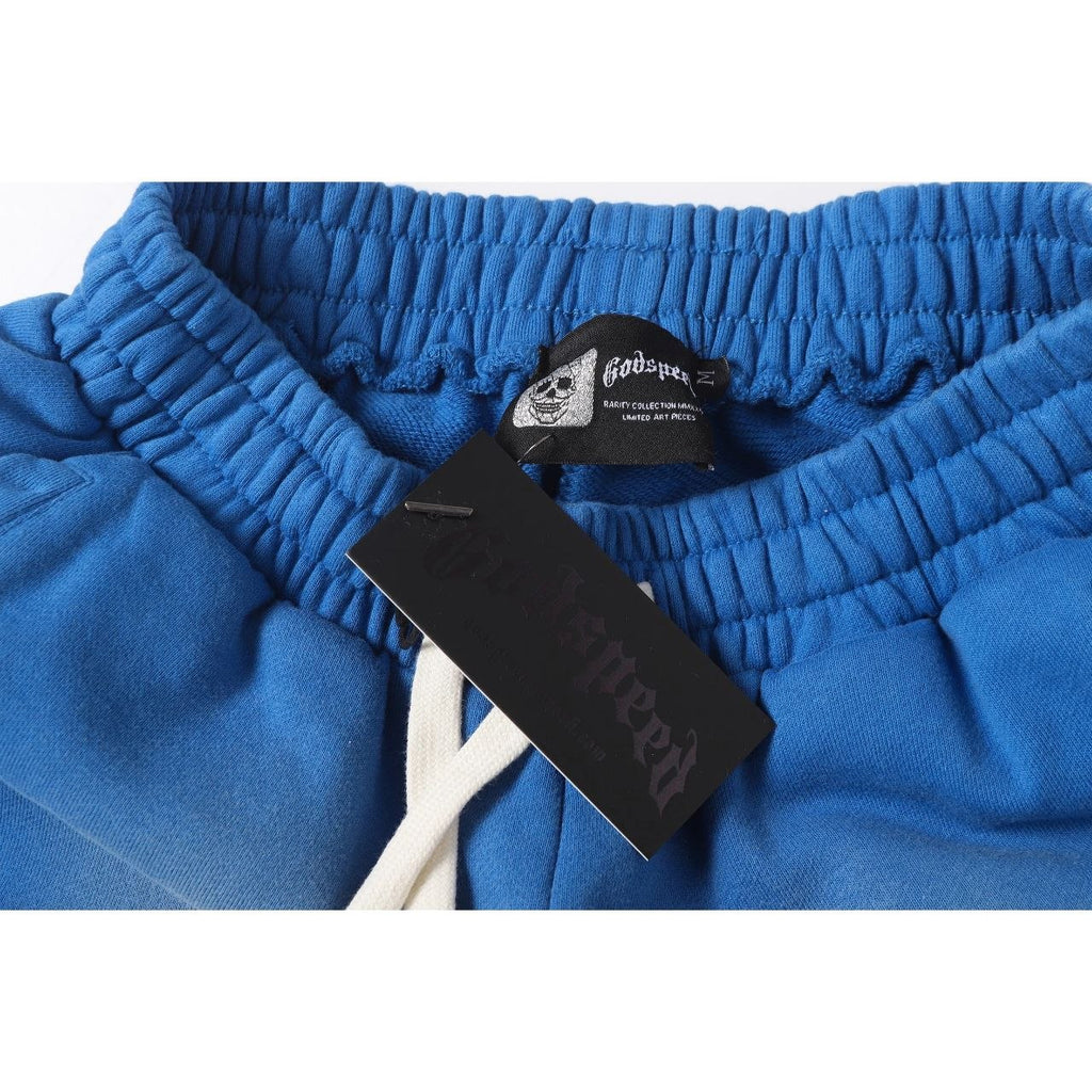 Godspeed Logo Sweat Shorts Blue