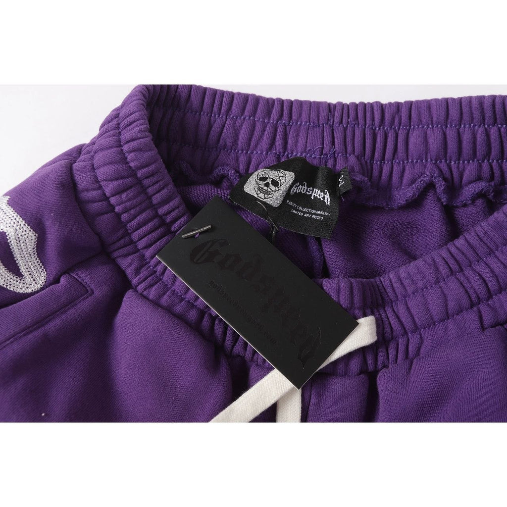 Godspeed Logo Sweat Shorts Purple