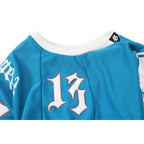 Godspeed Skull Jersey T-Shirt Blue