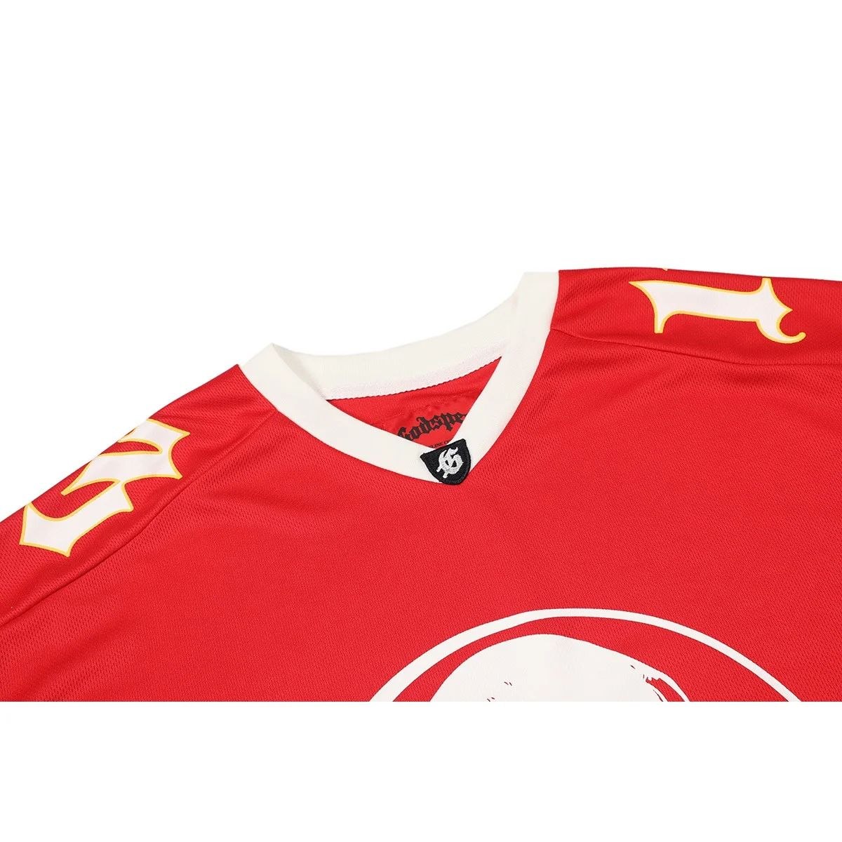 Godspeed Skull Jersey T-Shirt Red
