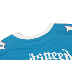 Godspeed Skull Jersey T-Shirt Blue