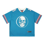 Godspeed Skull Jersey T-Shirt Blue