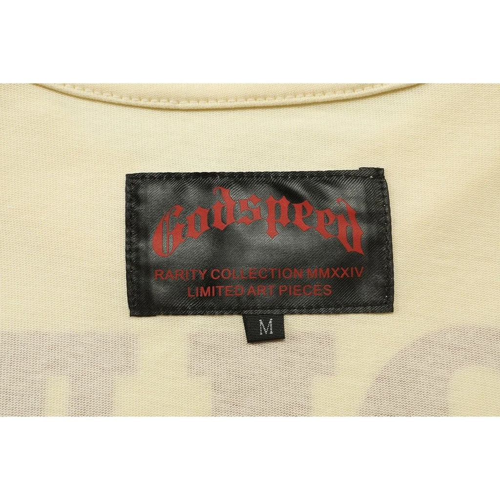 Godspeed Racing Skull T-Shirt Beige